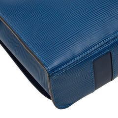 ルイ ヴィトン エピ ハリントンメッセンジャーPM ショルダーバッグ M53407 ブルーアズール レザー レディース LOUIS VUITTON 【中古】