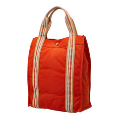 エルメス サックドプラージュ ノマードPM トートバッグ ハンドバッグ オレンジ マルチカラー キャンバス レディース HERMES 【中古】