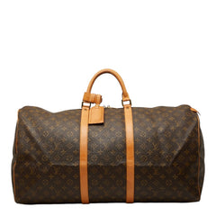 ルイ ヴィトン モノグラム キーポル60 ボストンバッグ トラベルバッグ M41422 ブラウン PVC レザー レディース LOUIS VUITTON 【中古】