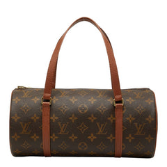 ルイ ヴィトン モノグラム パピヨン30(旧) ハンドバッグ M51365 ブラウン PVC レザー レディース LOUIS VUITTON 【中古】