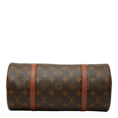 ルイ ヴィトン モノグラム パピヨン30(旧) ハンドバッグ M51365 ブラウン PVC レザー レディース LOUIS VUITTON 【中古】