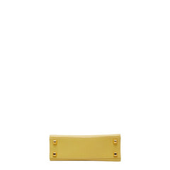 サルヴァトーレフェラガモ ハンドバッグ ショルダーバッグ E212709 イエロー系 レザー レディース Salvatore Ferragamo 【中古】