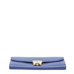 サルヴァトーレフェラガモ 長財布 KB-22C224 ライトブルー レザー レディース Salvatore Ferragamo 【中古】