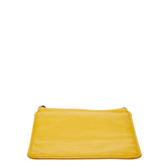 ロエベ アナグラム ショルダーバッグ イエロー レザー レディース LOEWE 【中古】