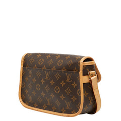 ルイ ヴィトン モノグラム ソローニュ ショルダーバッグ M42250 ブラウン PVC レザー レディース LOUIS VUITTON 【中古】