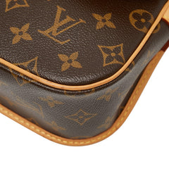 ルイ ヴィトン モノグラム ソローニュ ショルダーバッグ M42250 ブラウン PVC レザー レディース LOUIS VUITTON 【中古】