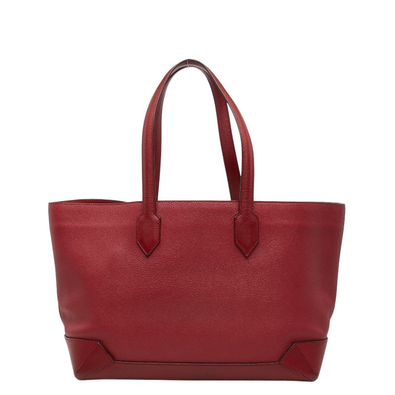 エルメス マキシボックスカバス36 トートバッグ ショルダーバッグ X刻印 レッド系 ヴォーエプソン レディース HERMES 【中古】