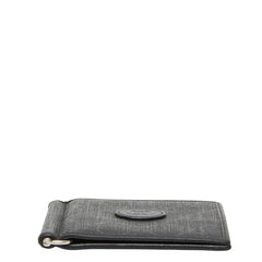 グッチ GGスプリーム 二つ折り マネークリップ 札入れ ブラック PVC メンズ GUCCI 【中古】
