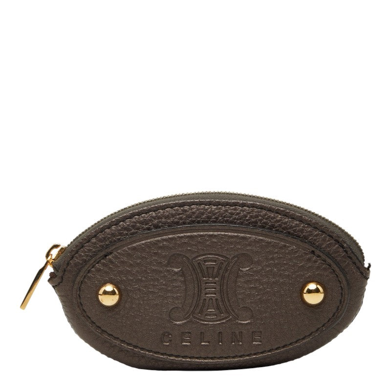 セリーヌ コインケース ブラウン レザー レディース CELINE 中古