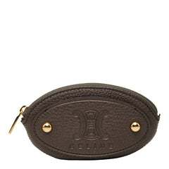 セリーヌ コインケース ブラウン レザー レディース CELINE 【中古】