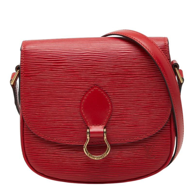 ルイ ヴィトン エピ ミニ サンクルー 斜め掛け ショルダーバッグ M52217 レッド レザー レディース LOUIS VUITTON 【中古】