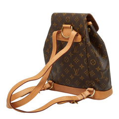 ルイ ヴィトン モノグラム モンスリMM リュック バックパック M51136 ブラウン PVC レザー レディース LOUIS VUITTON 【中古】