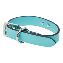 ティファニー ロゴ 首輪 犬 ペット ブルー レザー レディース TIFFANY&Co. 【中古】