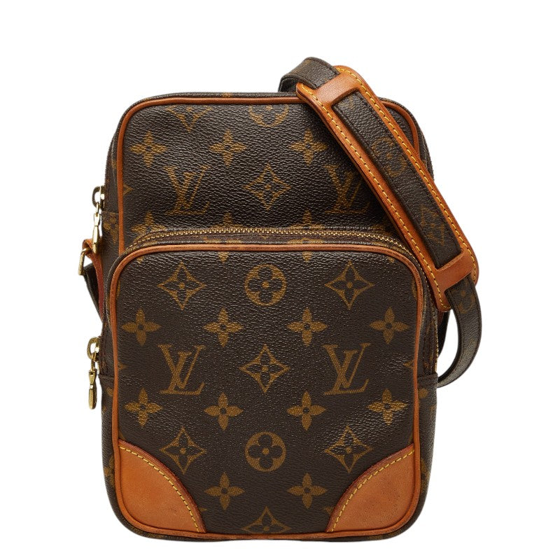 ルイ ヴィトン モノグラム アマゾン 斜め掛け ショルダーバッグ M45236 ブラウン PVC レザー レディース LOUIS VUITTON 【中古】
