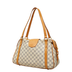 ルイ ヴィトン ダミエ アズール ストレーザPM トートバッグ ショルダーバッグ N42220 ホワイト PVC レザー レディース LOUIS VUITTON 【中古】