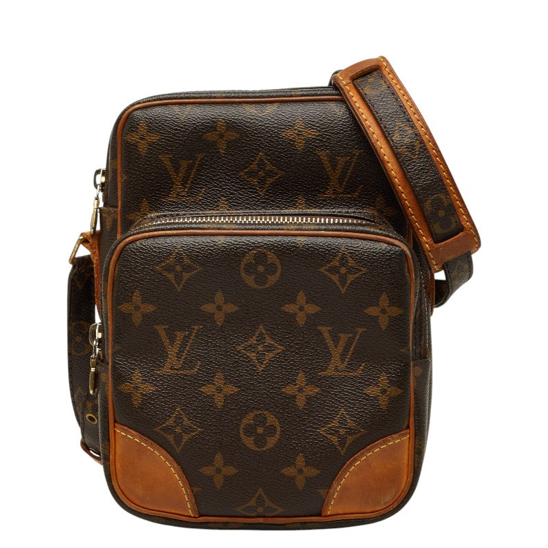 ルイ ヴィトン モノグラム アマゾン 斜め掛け ショルダーバッグ M45236 ブラウン PVC レザー レディース LOUIS VUITTON 【中古】