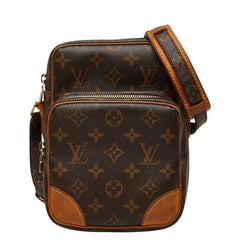 ルイ ヴィトン モノグラム アマゾン 斜め掛け ショルダーバッグ M45236 ブラウン PVC レザー レディース LOUIS VUITTON 【中古】