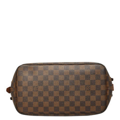 ルイ ヴィトン ダミエ カバ リヴィントン トートバッグ N41108 エベヌ PVC レザー レディース LOUIS VUITTON 【中古】