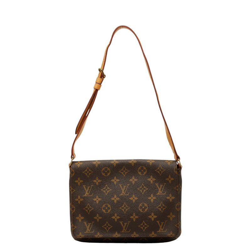 ルイ ヴィトン モノグラム ミュゼット タンゴ ショート ショルダーバッグ M51257 ブラウン PVC レザー レディース LOUIS VUITTON 【中古】