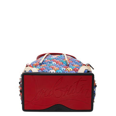 クリスチャンルブタン エクスプローラーファンク スカル バックパック リュック マルチカラー ナイロン レザー ラバー レディース Christian Louboutin 【中古】