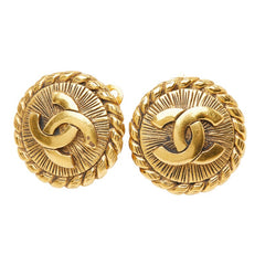 シャネル ココマーク イヤリング ゴールド メッキ レディース CHANEL 【中古】
