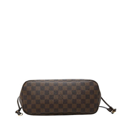 ルイ ヴィトン ダミエ ネヴァーフルPM トートバッグ ハンドバッグ N41359 ブラウン PVC レザー レディース LOUIS VUITTON 【中古】