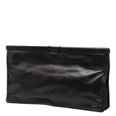ボッテガヴェネタ クラッチバッグ セカンドバッグ ブラック レザー レディース BOTTEGAVENETA 【中古】