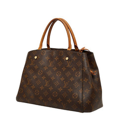 ルイ ヴィトン モノグラム モンテーニュBB ハンドバッグ ショルダーバッグ 2WAY M41055 ブラウン PVC レザー レディース LOUIS VUITTON 【中古】
