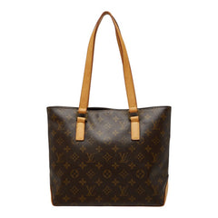 ルイ ヴィトン モノグラム カバピアノ トートバッグ ショルダーバッグ M51148 ブラウン PVC レザー レディース LOUIS VUITTON 【中古】