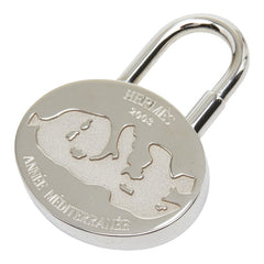 エルメス 地中海 2003年限定 ANNEE MEDITERRANEE カデナ シルバー メタル レディース HERMES 【中古】