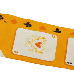 エルメス ツイリー Jeu De Cartes ジュドー カルト トランプ スカーフ オレンジ系 シルク レディース HERMES 【中古】