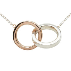 ティファニー 1837 インターロッキング サークル ネックレス SV925 シルバー メタル レディース TIFFANY&Co. 【中古】