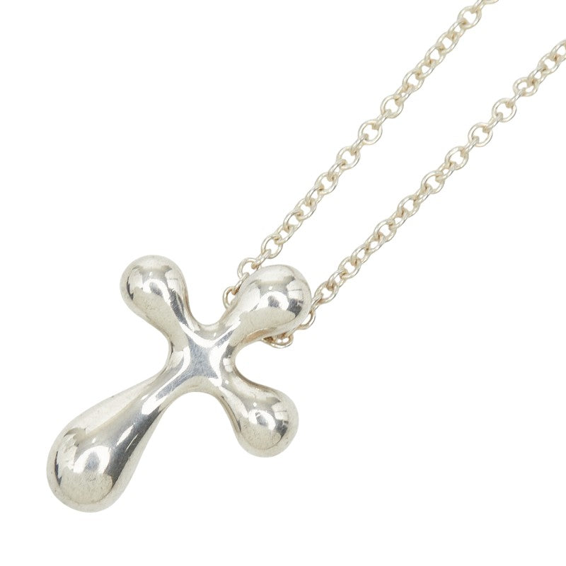 ティファニー スモールクロス ネックレス SV925 シルバー レディース TIFFANY&Co. 【中古】