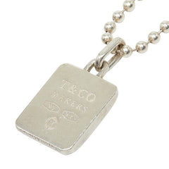 ティファニー 1837 メイカーズ スクエア ネックレス SV925 シルバー レディース TIFFANY&Co. 【中古】