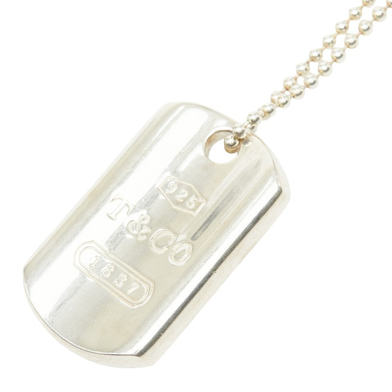ティファニー 1837 タグ ネックレス SV925 シルバー レディース TIFFANY&Co. 【中古】