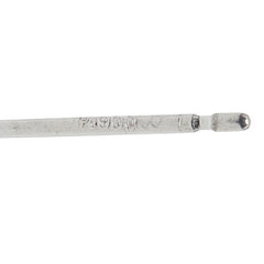 Pt900 プラチナ Pt850 プラチナ ダイヤ0.20ct スタッドピアス レディース 【中古】