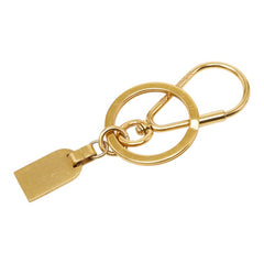 ルイ ヴィトン ポルトクレ ミニトラベル キーリング キーホルダー M65996 ゴールド メッキ レディース LOUIS VUITTON 【中古】