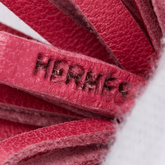 エルメス カルメンチータ ブックマーク バッグチャーム キーホルダー ピンク アニョーミロ レディース HERMES 【中古】