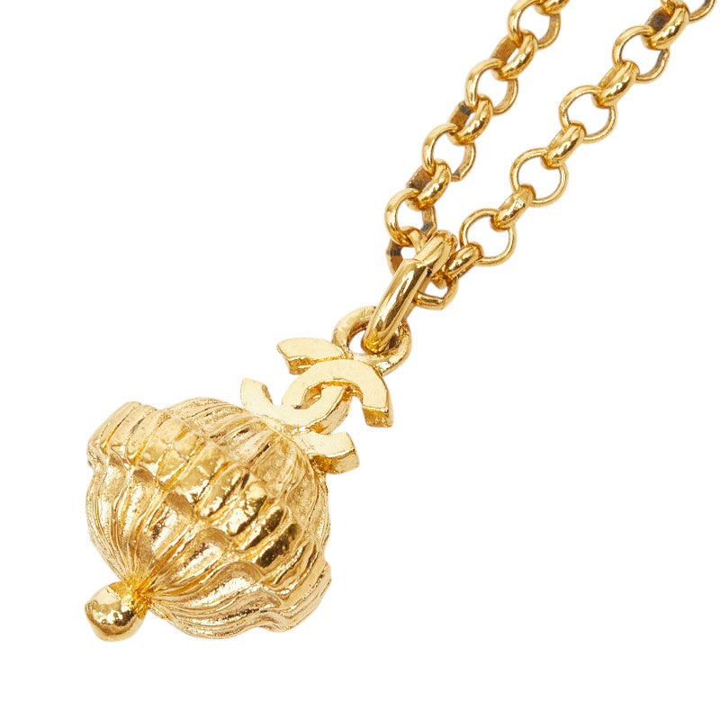 シャネル ココマーク ネックレス ゴールド メッキ レディース CHANEL 【中古】