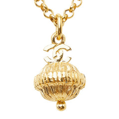 シャネル ココマーク ネックレス ゴールド メッキ レディース CHANEL 【中古】
