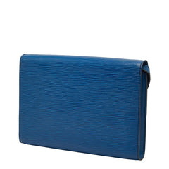 ルイ ヴィトン エピ ポシェット アルシュ ショルダーバッグ M52575 トレドブルー ブルー レザー レディース LOUIS VUITTON 【中古】