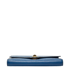 ルイ ヴィトン エピ ポシェット アルシュ ショルダーバッグ M52575 トレドブルー ブルー レザー レディース LOUIS VUITTON 【中古】