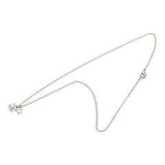 シャネル ココマーク ハート ペンダント ネックレス 08C シルバー メタル ラインストーン レディース CHANEL 【中古】