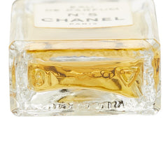 シャネル COCO EAU DE PAPFUM N°5 ココ オードゥ パルファム 香水 ミニボトル ネックレス ゴールド ブラック クリア メッキ レザー ガラス レディース CHANEL 【中古】
