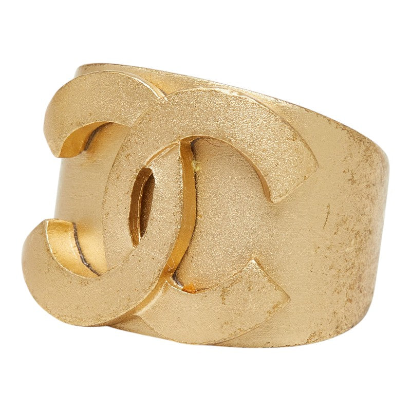シャネル ココマーク リング 指輪 01C ゴールド メッキ レディース CHANEL 【中古】