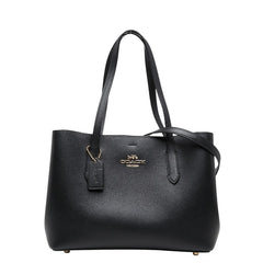 コーチ ショルダーバッグ トートバッグ 2WAY F48733 ブラック レザー レディース COACH 【中古】