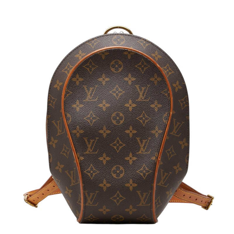 ルイ ヴィトン モノグラム エリプス サック アド リュック バックパック M51125 ブラウン PVC レザー レディース LOUIS VUITTON 【中古】