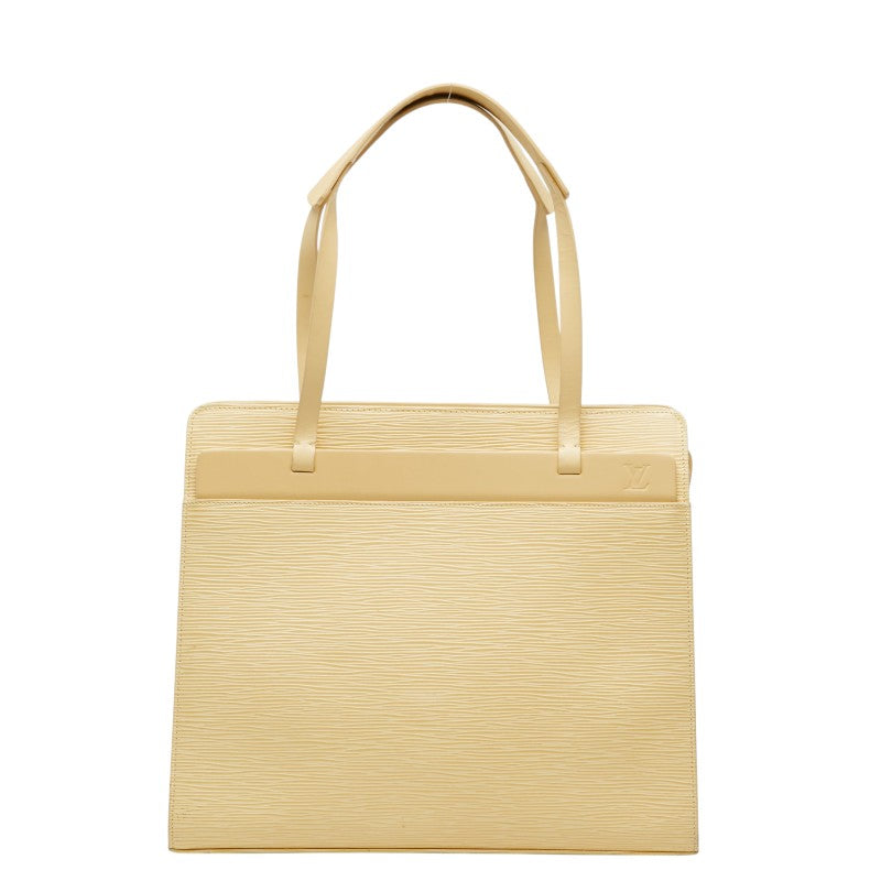 ルイ ヴィトン エピ クロワゼットPM ハンドバッグ トートバッグ M5249A バニラ イエロー レザー レディース LOUIS VUITTON 【中古】
