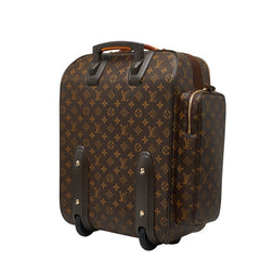 ルイ ヴィトン モノグラム トロリー50 ボスフォール キャリーバッグ スーツケース M23259 ブラウン PVC レザー メンズ LOUIS VUITTON 【中古】