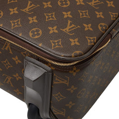 ルイ ヴィトン モノグラム トロリー50 ボスフォール キャリーバッグ スーツケース M23259 ブラウン PVC レザー メンズ LOUIS VUITTON 【中古】